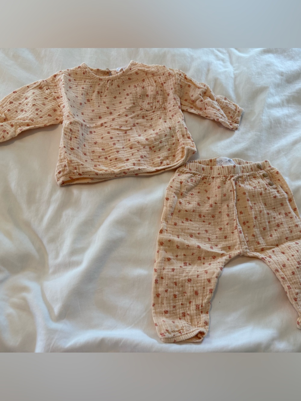 Zara Baby Girl Matching Set- Size 3-6 months